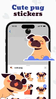 cute pug iphone screenshot 1