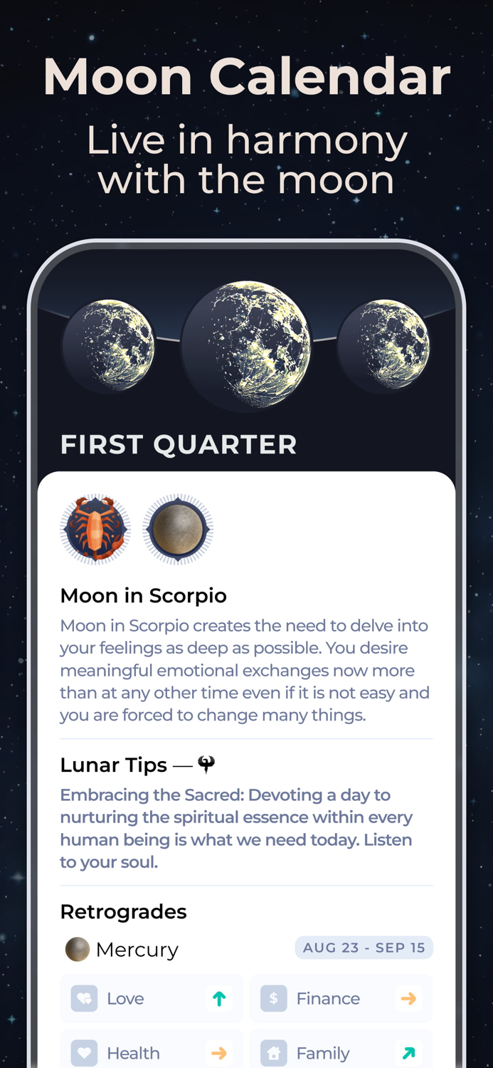 Moon Phase Calendar Luna