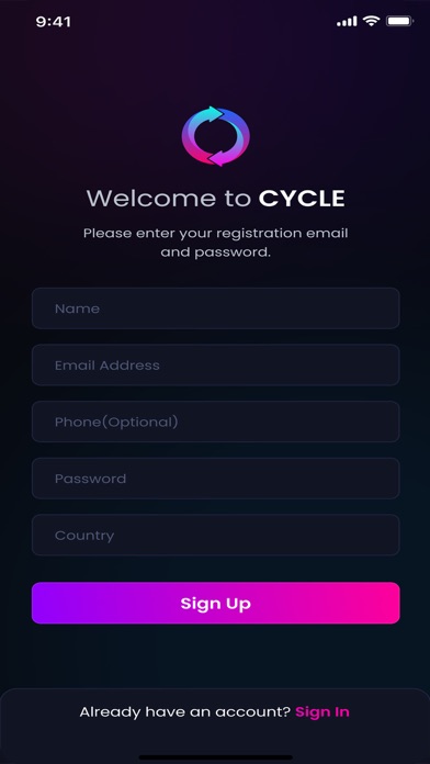 Cycle Official Screenshot