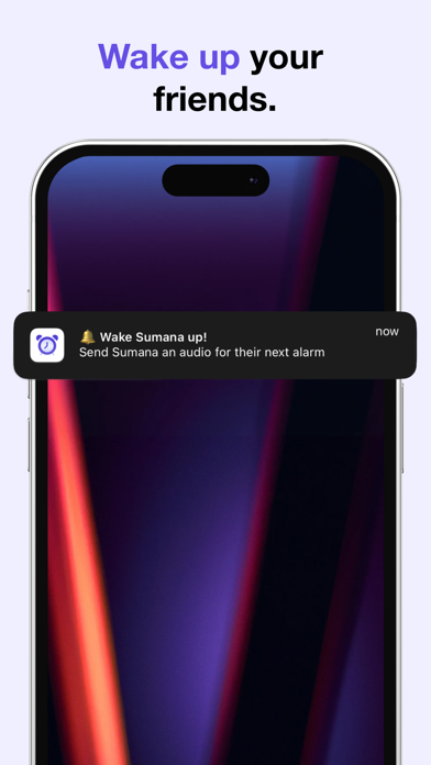 YouUp - Social Alarm Clock Screenshot