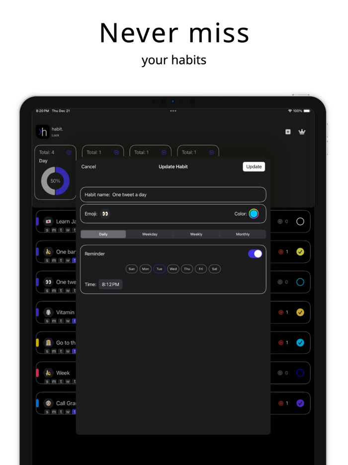 Habit Lock Track Daily Habits