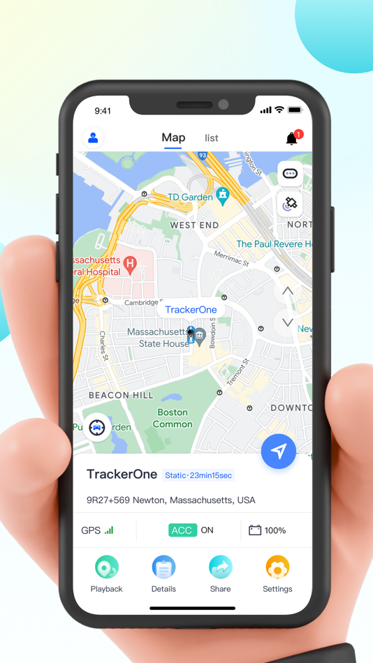 #1. TrackerOne (iOS) 由: Shanghai WanWay Digital Technology Co.,Ltd