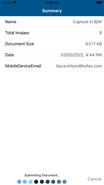Kofax Mobile Capture™ screenshot-6