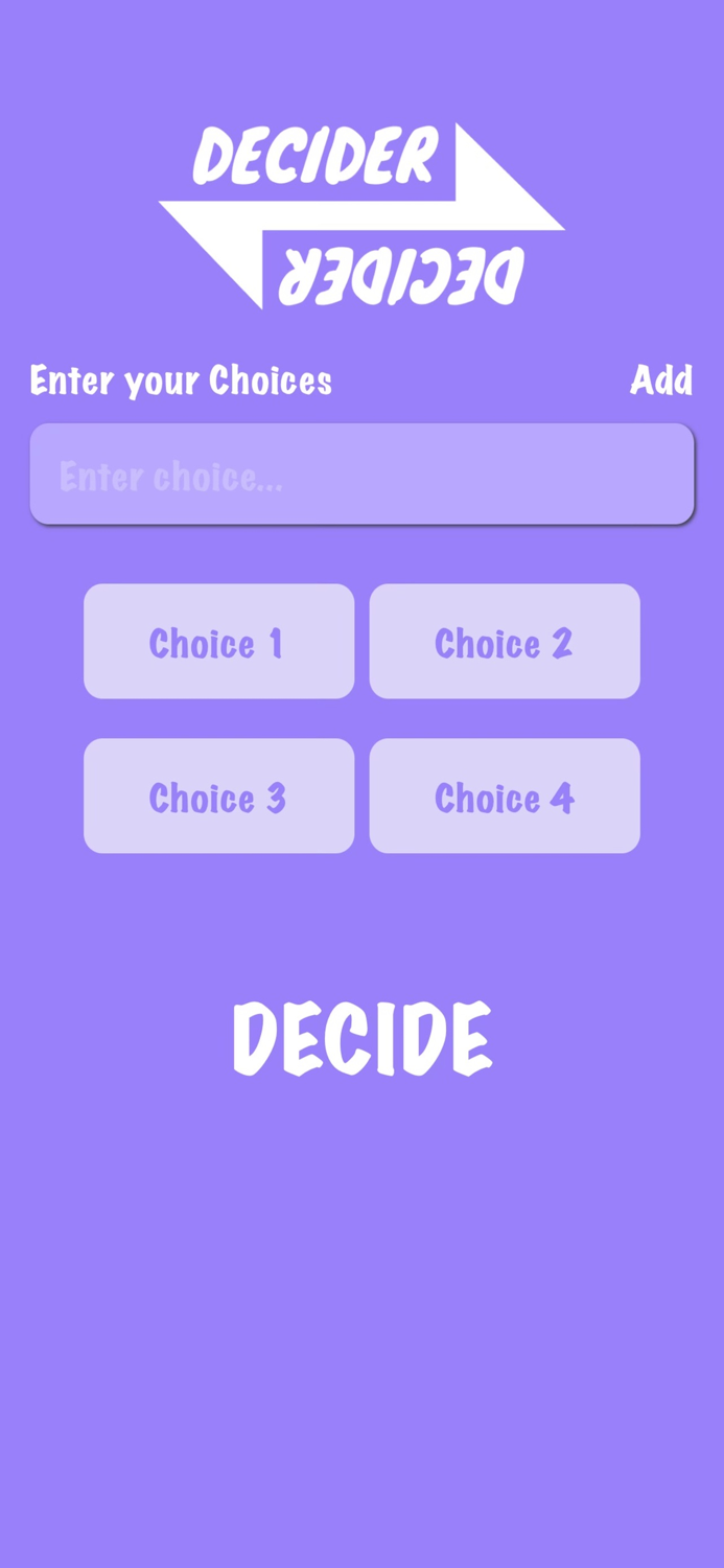 Decider - Choose Effortlessly