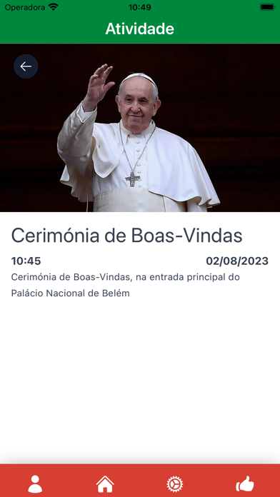 Dias nas Dioceses 2023 Screenshot