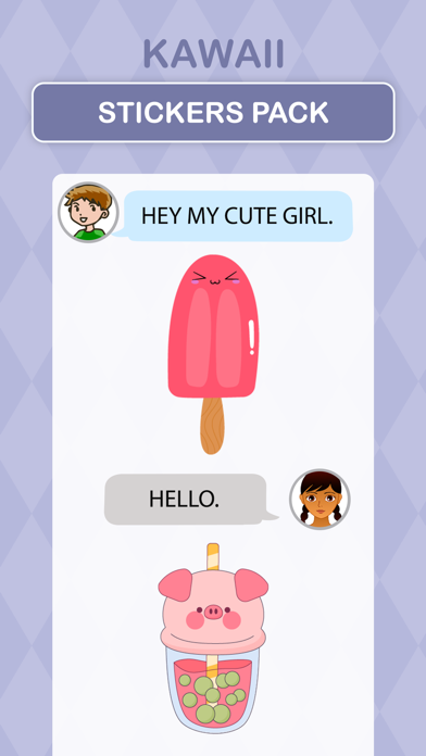 Kawaii Stickers Pack Screenshot