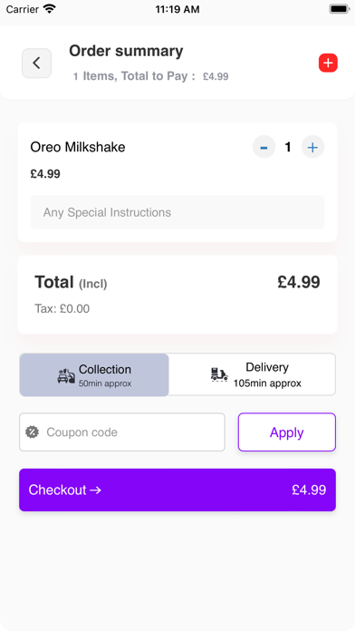 Palace Grill & Pizza Screenshot
