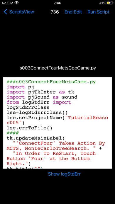 App screenshot