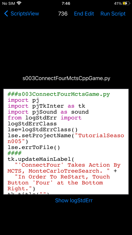 #2. PeterJohnNumPyConnectFour (iOS) By: Yasushi Obata