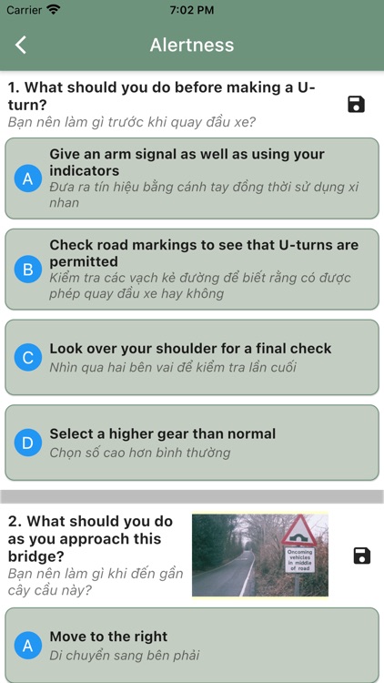 UK Driving Theory Test VN