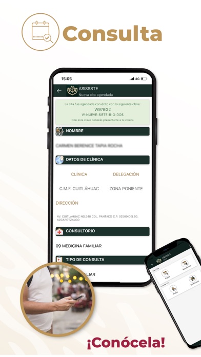 ASISSSTE Móvil Screenshot