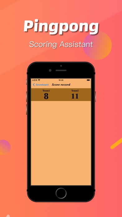 Screenshot #2 pour Easy - Table Tennis Score