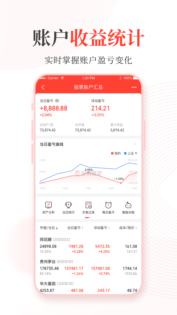 投资账本-同花顺股票基金记账 screenshot 3