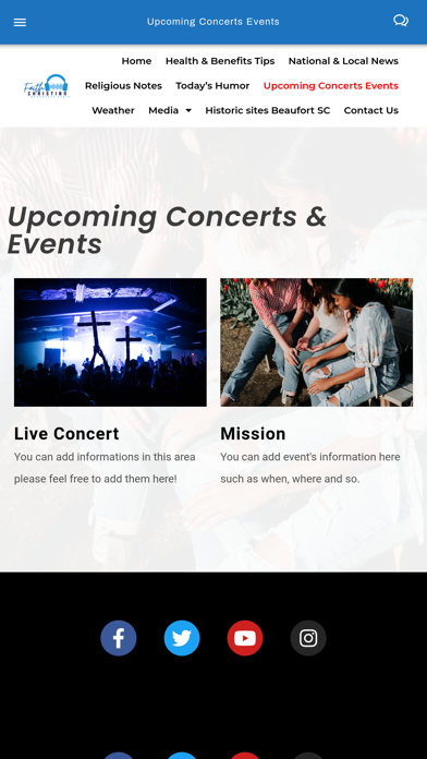 Faith Christian Fellowship SC Screenshot
