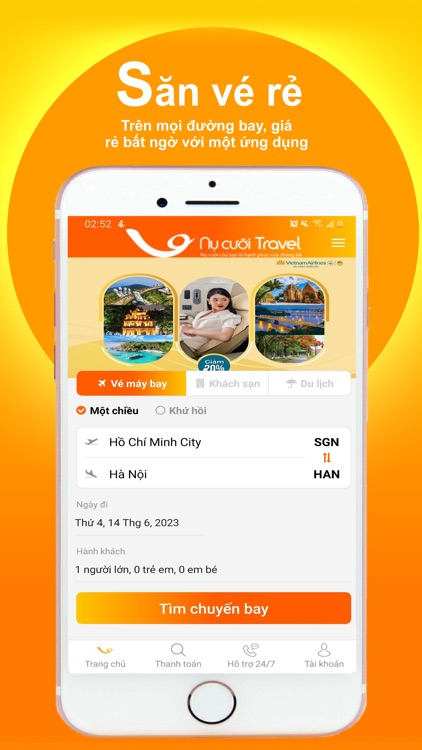 Nụ Cười Travel: Đặt vé máy bay