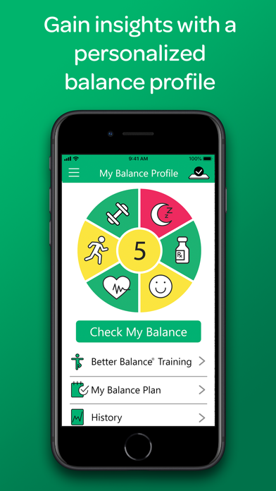 Zibrio BalanceCoach Screenshot