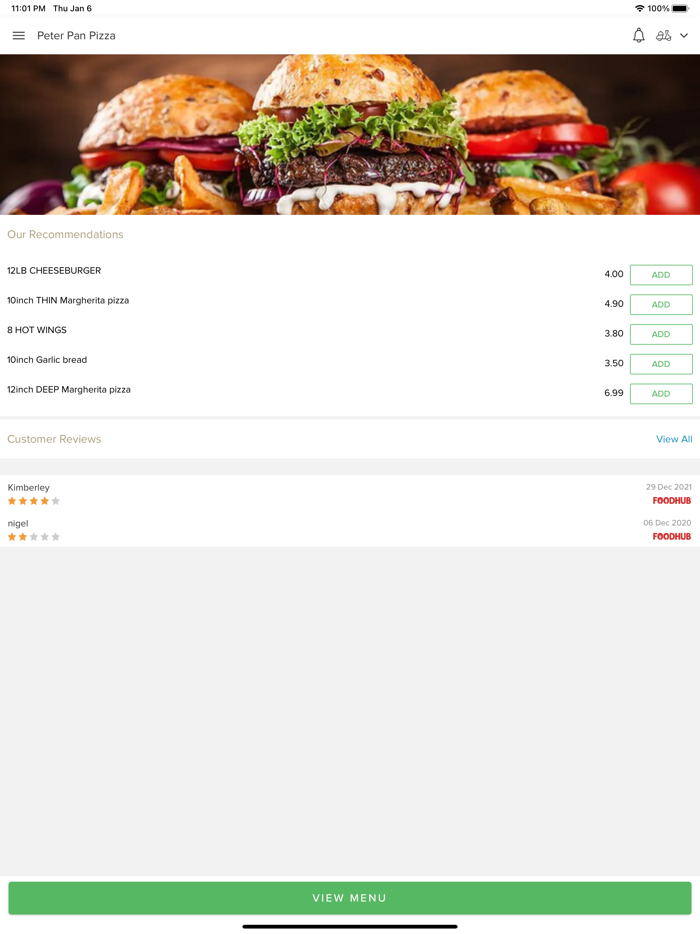 Peter Pan Pizza Stretford