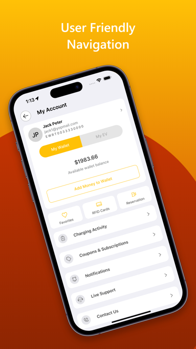 ENERGY5 - EV Charging Screenshot