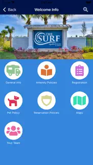 the surf rv resort iphone screenshot 3