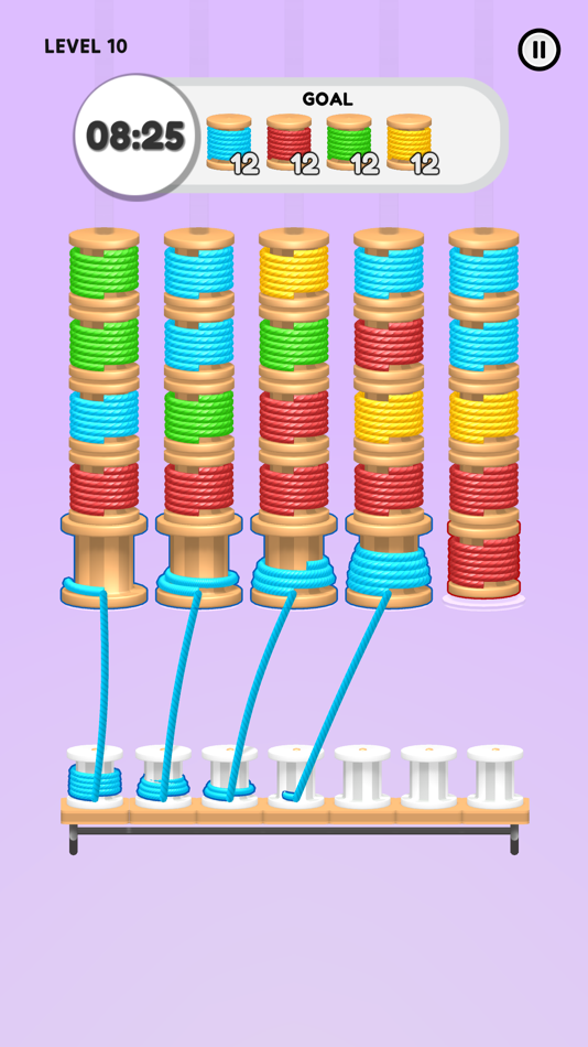 #2. Threads and Ropes (iOS) Podle: Gybe Games