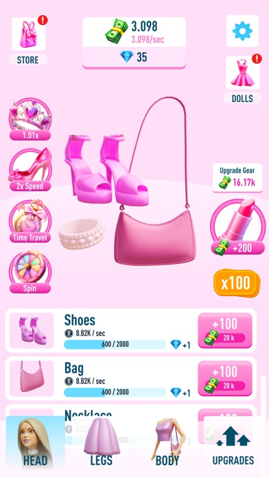 Idle Doll maker — girl games Screenshot