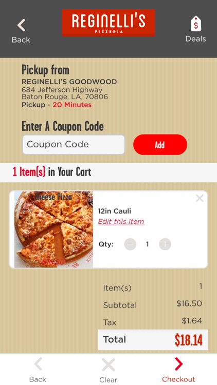 Reginellis Pizzeria screenshot-4