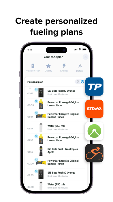 EatMyRide: Cycling & Nutrition Screenshot