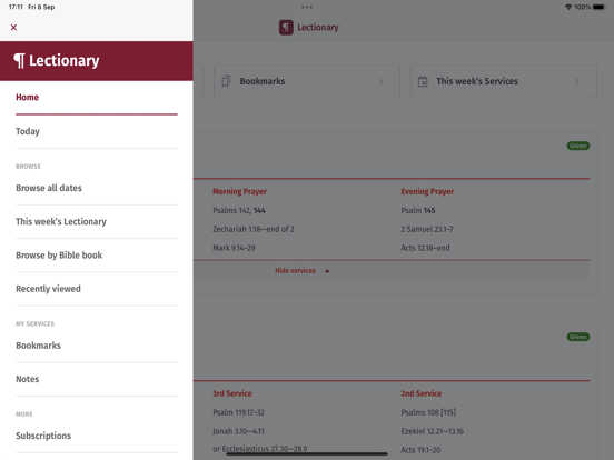 Screenshot #6 pour Lectionary