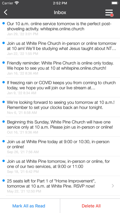 White Pine Church Screenshot