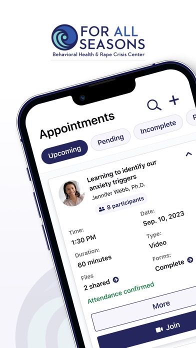 For All Seasons Client Connect Screenshot