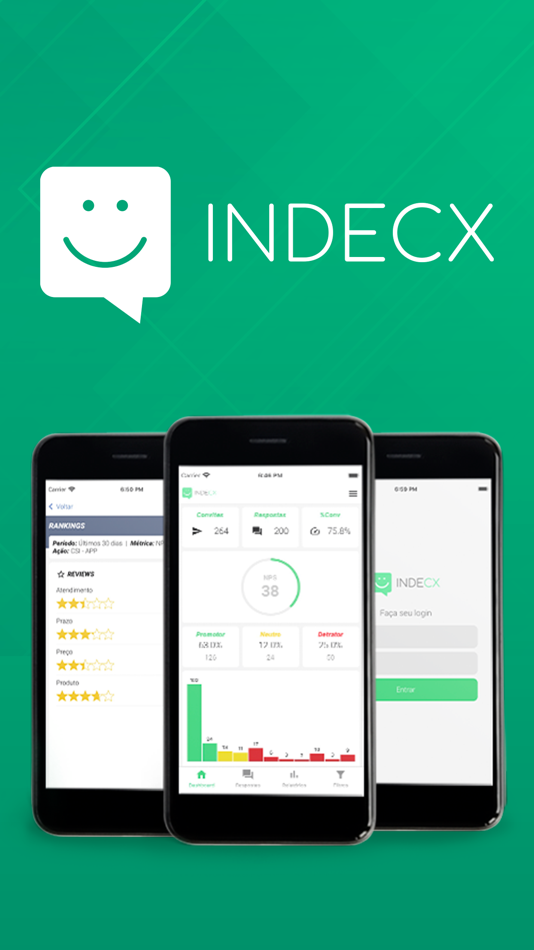 IndeCX (iOS) 由: Indecx Monitoramento de Satisfacao e Fidelidade LTDA IndeCX (iOS) 由: Indecx Monitoramento de Satisfacao e Fidelidade LTDA