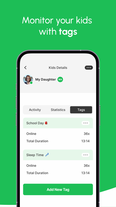 When: WA Family Online Tracker Screenshot