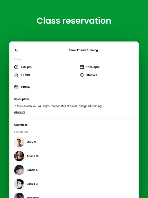 Screenshot #5 for IMOC Fitness