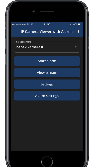 IP Camera Viewer with Alarms Screenshot