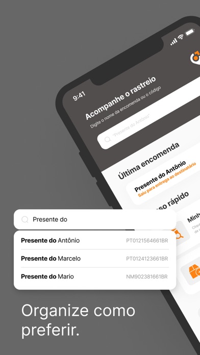 Rastrear Pedido dos Correios Screenshot