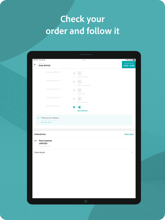 Floppy Delivery iPad screenshot 6 - Food & Drink app