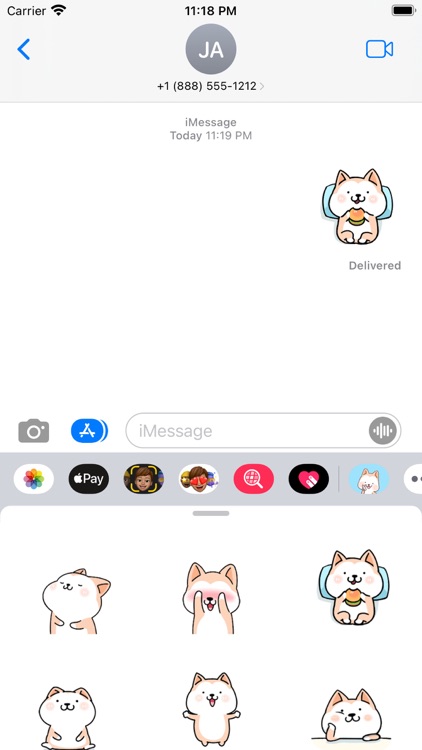 Hachi:Akita Dog Animated Emoji