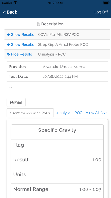CGH Medical Center Clinics Screenshot