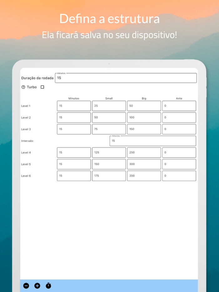 Poker Timer - Torneios