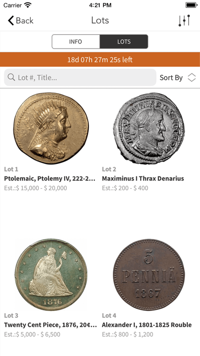 HJB Auctions Screenshot