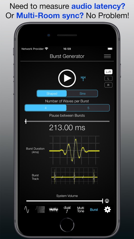 #8. Audio Function Generator PRO (iOS) Podle: Thomas Gruber