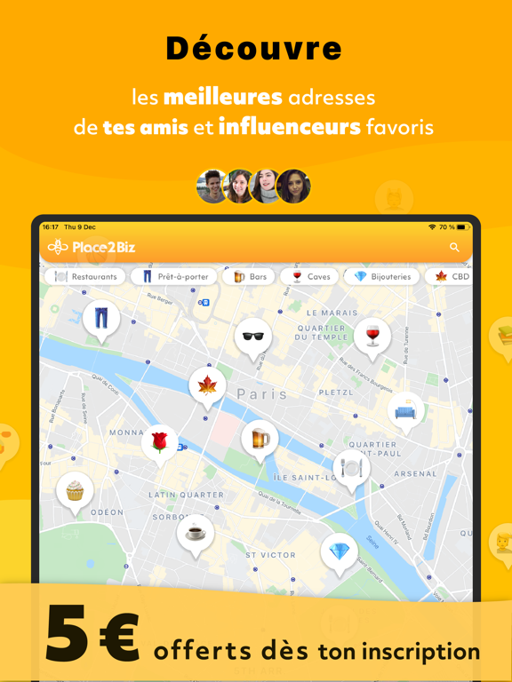 Screenshot #4 pour Place2Biz: Shopping & restos