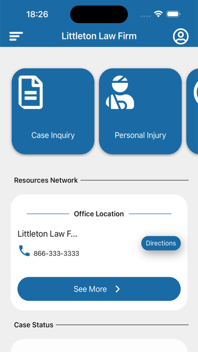 Littleton Law Firm Injury App Screenshot