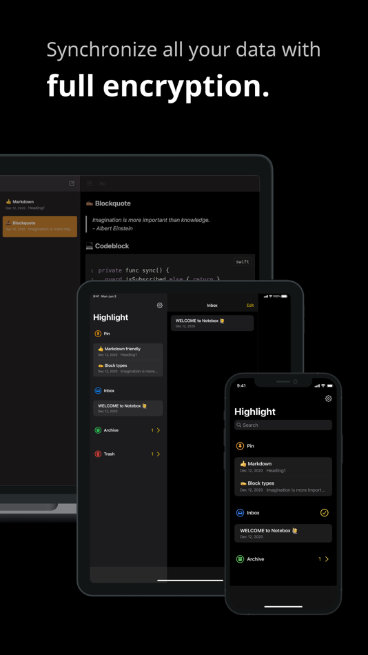 #1. Notebox - Encrypted (macOS) 来自: Guap Inc.
