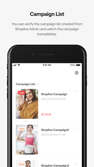 Shoplive Studio Screenshot