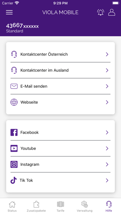 Mein Viola Mobile Screenshot