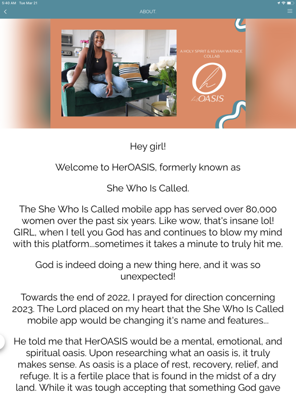App screenshot