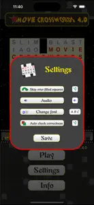 Movie Crosswords screenshot #6 for iPhone