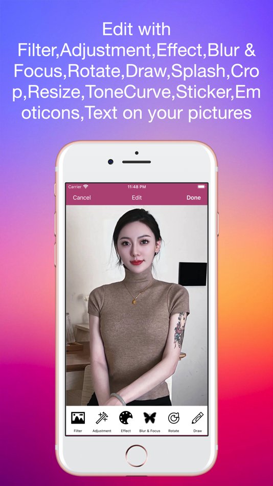 Photo Editor - Edit on Picture - 4.3 - (iOS)