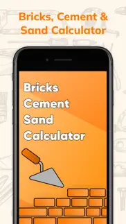 bricks cement sand calculator iphone screenshot 1